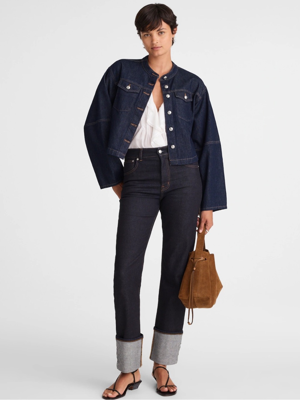 Madewell Cocoon-Sleeve Denim Lady
Jacket